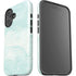 Marbleized Mint iPhone 16 Plus Impact Case